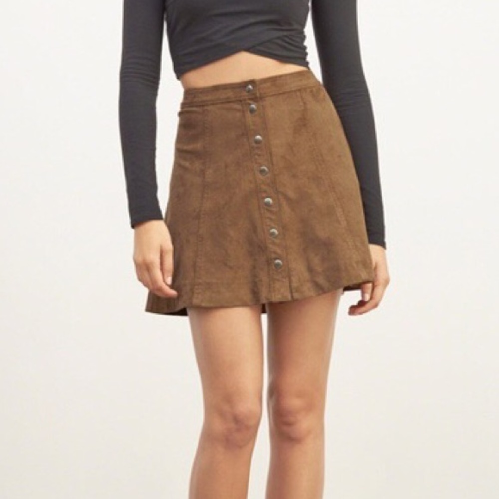 Abercrombie & Fitch Suede Skirt